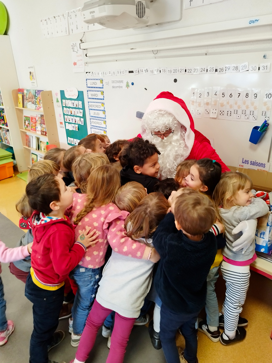 Père Noël en classe