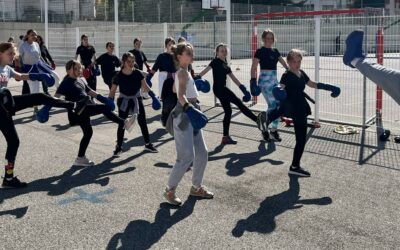 Rencontre sportive pour les collégiennes