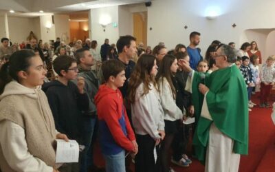 Célébration de la 2ème étape de baptême